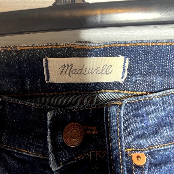 Madewell Skinny Skinny Jeans Mid Rise Dark Wash 25 - Picture 3 of 4